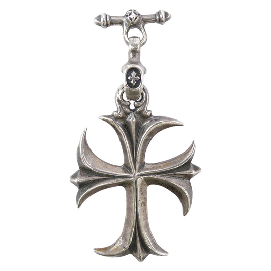 BILL WALL LEATHER ビルウォールレザー Crucifix Pendant ラージクルシフィックスクロス Tバー ペンダントトップ シルバー系【中古】