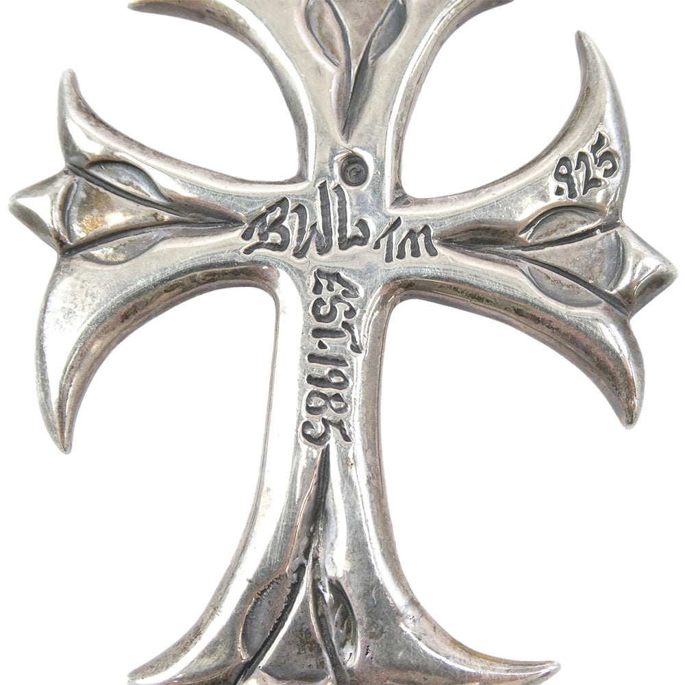 BILL WALL LEATHER ビルウォールレザー Crucifix Pendant ラージクルシフィックスクロス Tバー ペンダントトップ シルバー系【中古】