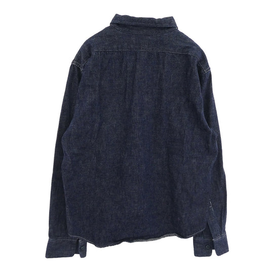 TENDERLOIN テンダーロイン T-DENIM SHT L/S 2ポケット 長袖 デニムシャツ ネイビー系【中古】