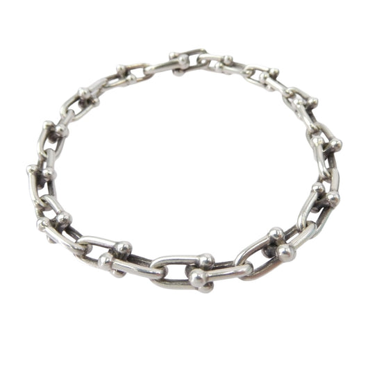 TIFFANY&Co. ティファニー ハードウェア スモール リンク ブレスレット シルバー系【中古】