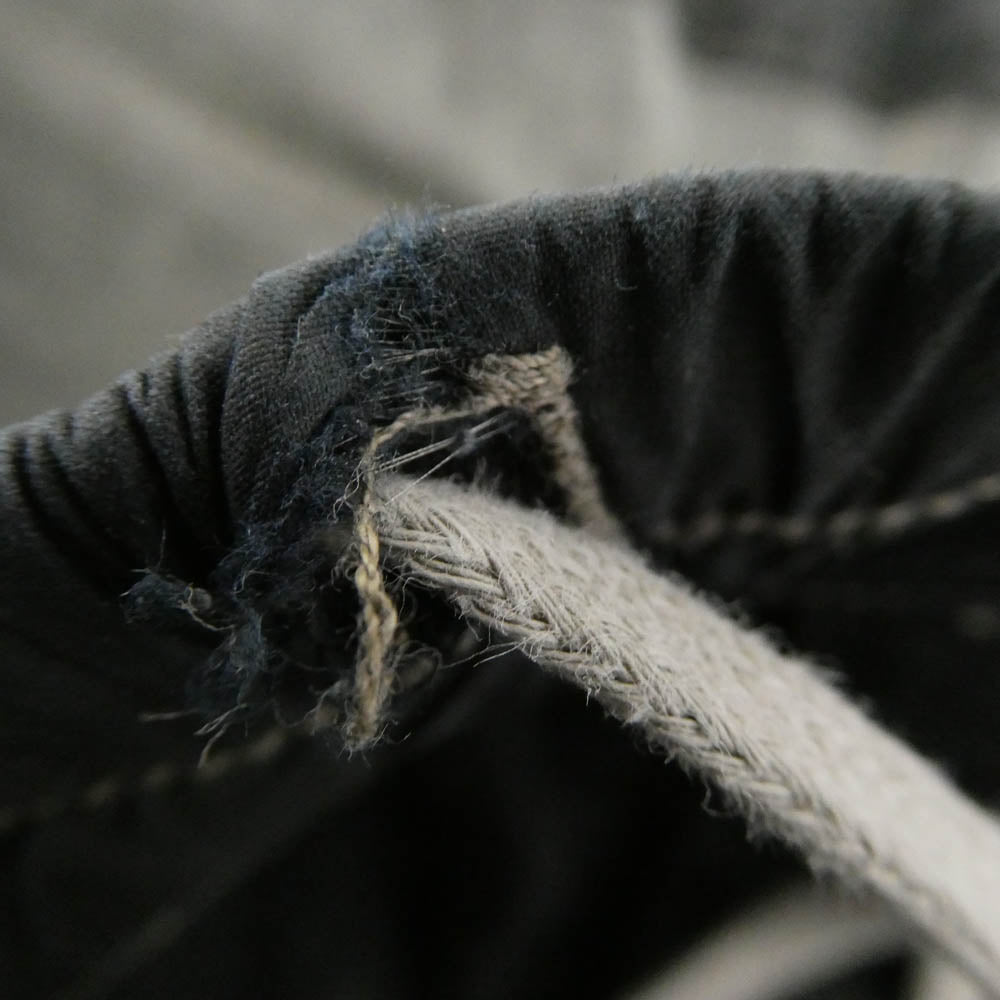 Rick Owens リックオウエンス 21AW DU02A3386-SBF DRKSHDW ダークシャドウ MASTODON CUT PANTS マストドン カット ブラックデニム カーゴパンツ ブラック系 L【中古】