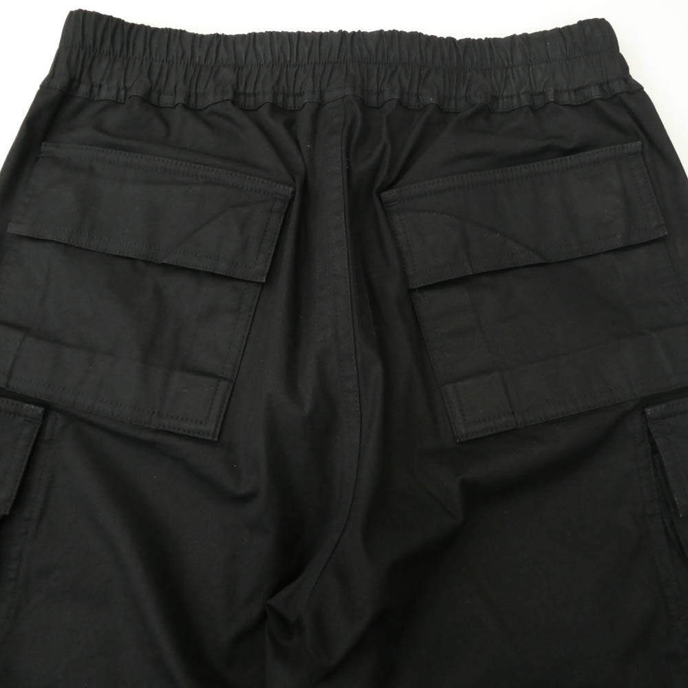 Rick Owens リックオウエンス 24SS RU01D3337-TE LIDO期 TE素材 MASTODON MEGA CARGO マストドン メガ カーゴパンツ ブラック系 46【中古】