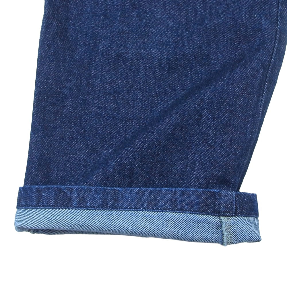 Danton ダントン DT-E0209 YMN DENIM EASY PANTS ウエストゴム デニム イージーパンツ インディゴブルー系 40【中古】