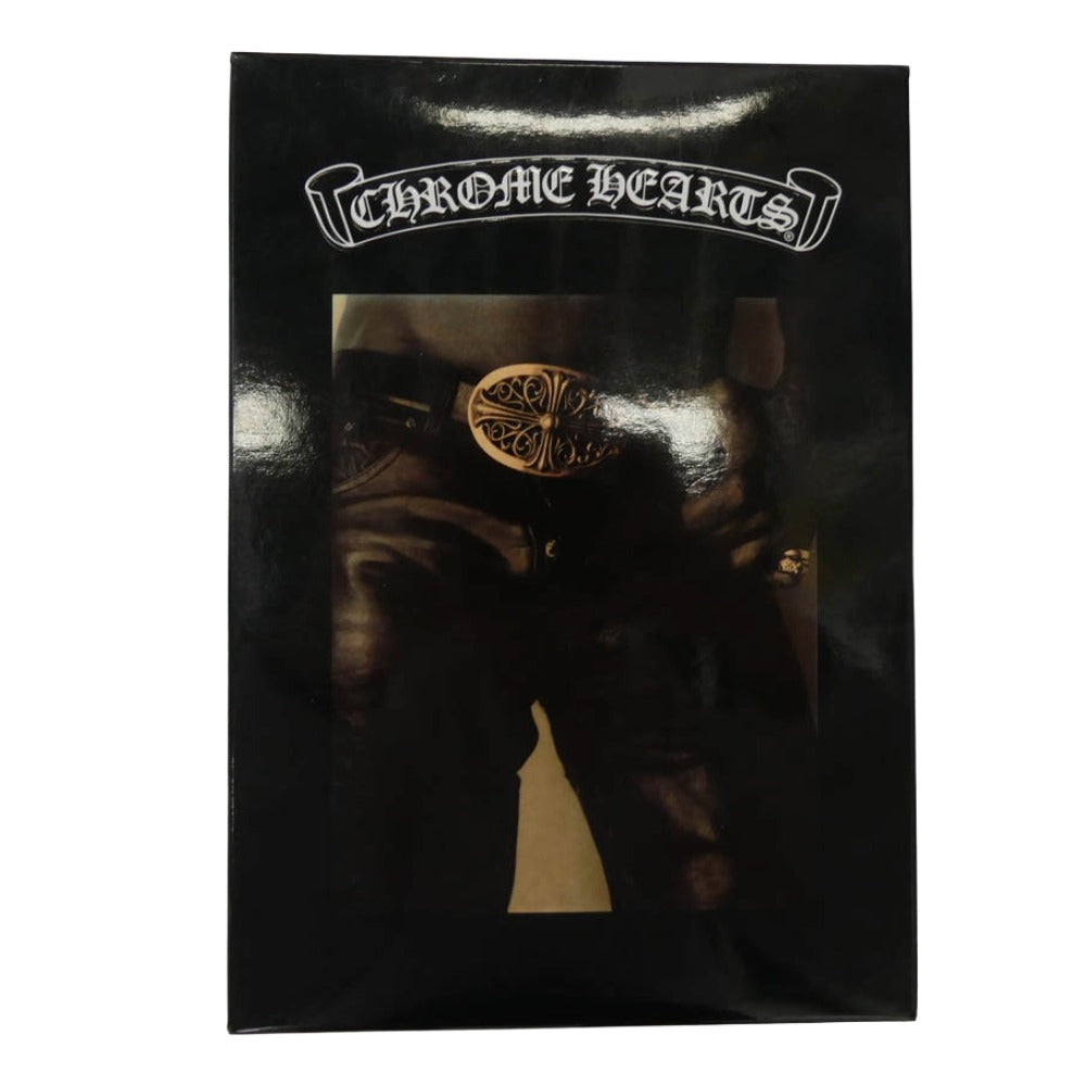 CHROME HEARTS クロムハーツ(原本無) ホースシュープリント レギンス パンツ ブラック系 S【中古】