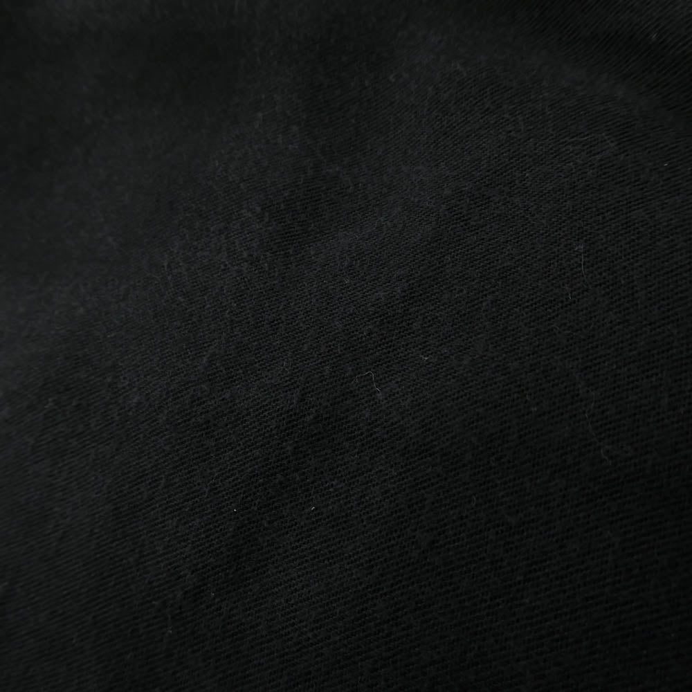 WACKO MARIA ワコマリア 刺繍 レーヨン オープンカラー ロングスリーブ 長袖シャツ ブラック系 S【中古】