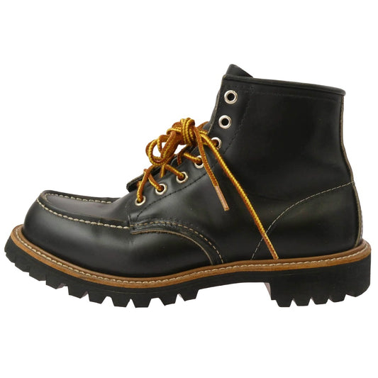 RED WING レッドウィング 90s 8176 羽タグ モックトゥ ビブラムソール ブーツ ブラック系 US6.5E【中古】