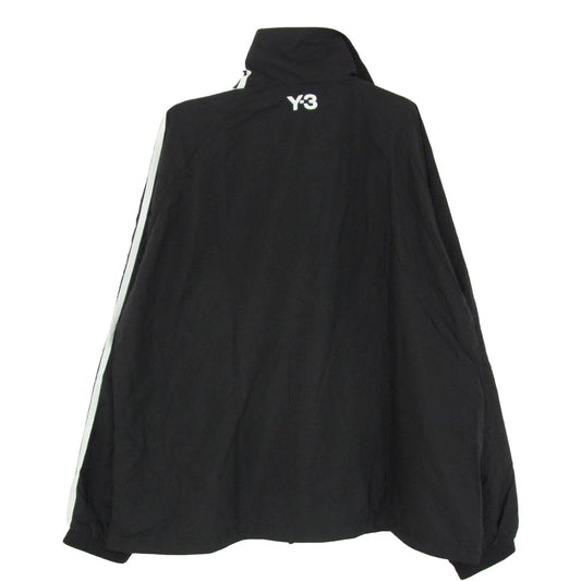 Y-3 Yohji Yamamoto ワイスリー ヨウジヤマモト 25SS JD5999 3-STRIPES NYLON SHELL JACKET 3ストライプ ナイロン シェル ジャケット ブラック系 M【極上美品】【中古】