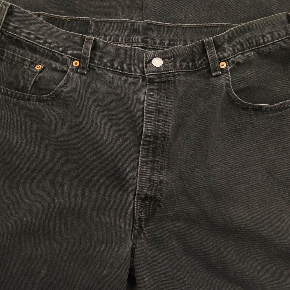 Levi's リーバイス 00560-0260 560 ボタン裏刻印554 LOOSE FIT TAPERED LEG BLACK DENIM STRAIGHT PANTS ルーズフィット ブラックデニム デニムパンツ ジーンズ ブラック系 W-38 L-30【中古】