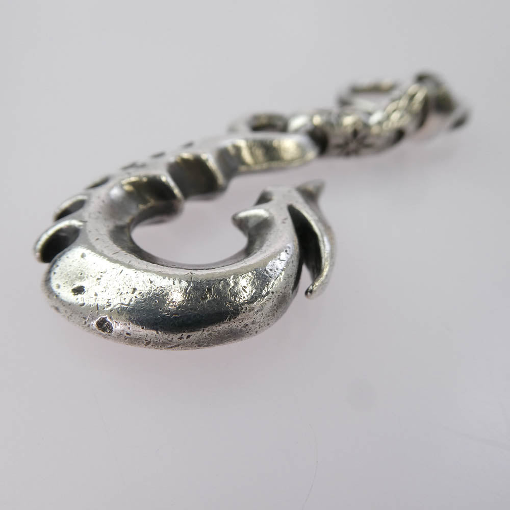 BILL WALL LEATHER ビルウォールレザー フィッシュフック ミッドスターリンク キーチェーン シルバー系【中古】