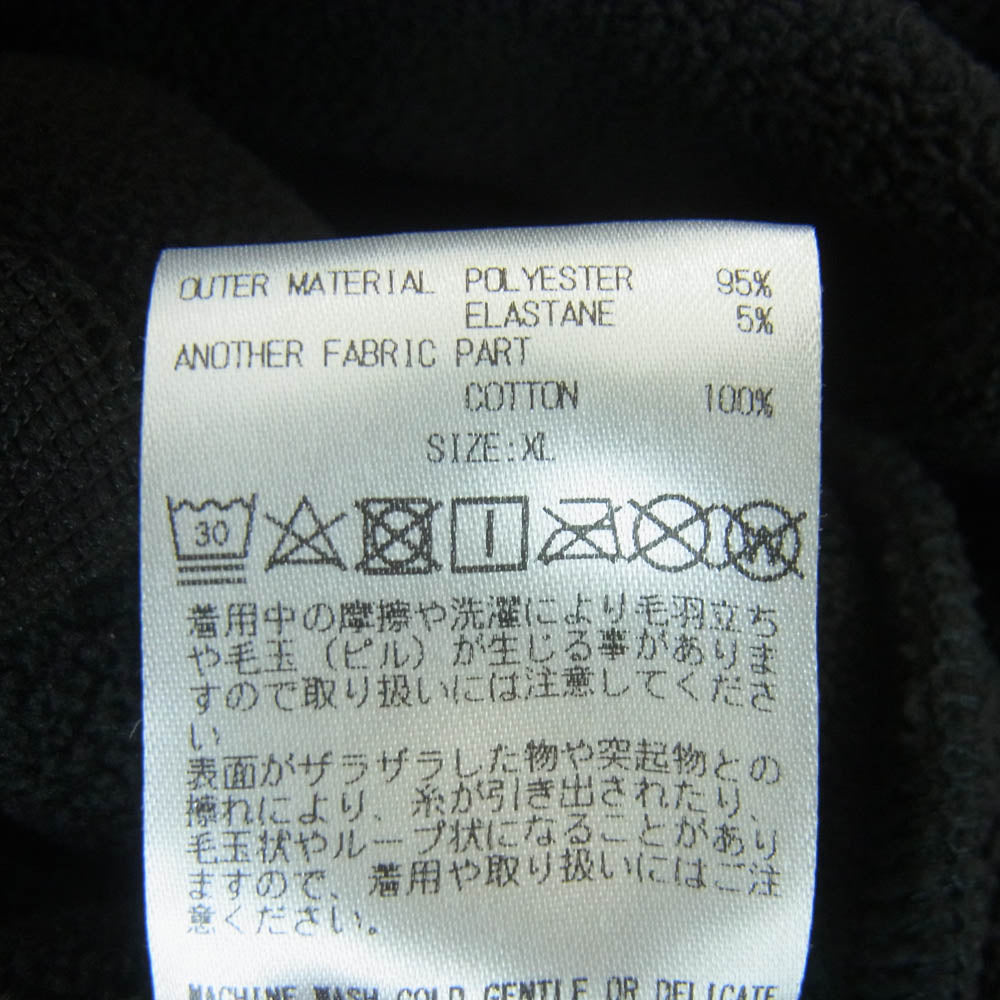 GOD SELECTION XXX ゴッドセレクション ジップアップ フリース ブルゾン ジャケット ブラック系 XL【中古】