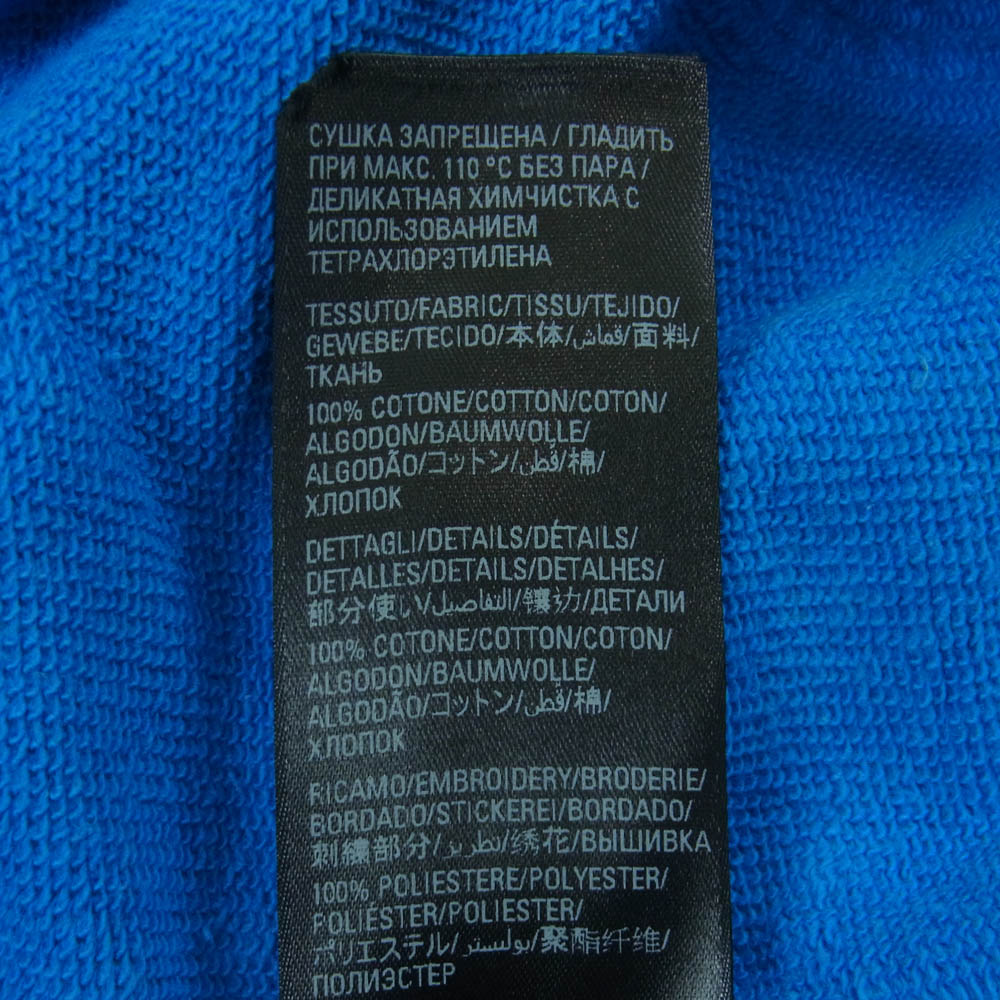 BALENCIAGA バレンシアガ 22AW 729322 adidas Hoodie Large Fit アディダス フーディー スウェット パーカー ライトブルー系 L【極上美品】【中古】
