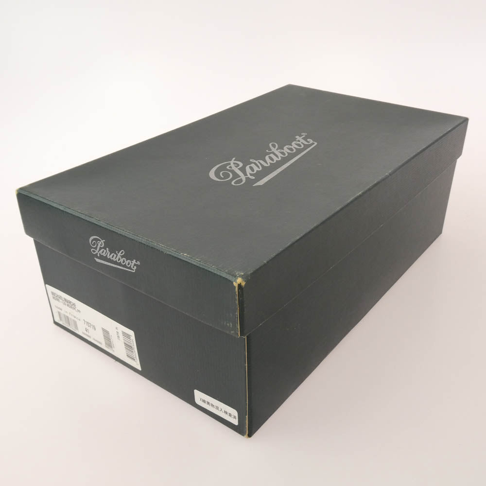 Paraboot パラブーツ 8731 MICHAEL ミカエル ファー チロリアン シューズ ブラック系 41【中古】
