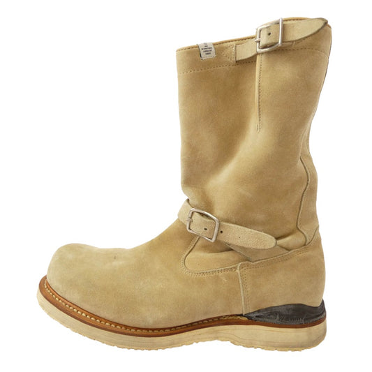 VISVIM ビズビム T.W.O. BOOTS-FOLK エンジニア ブーツ ベージュ系 US10【中古】