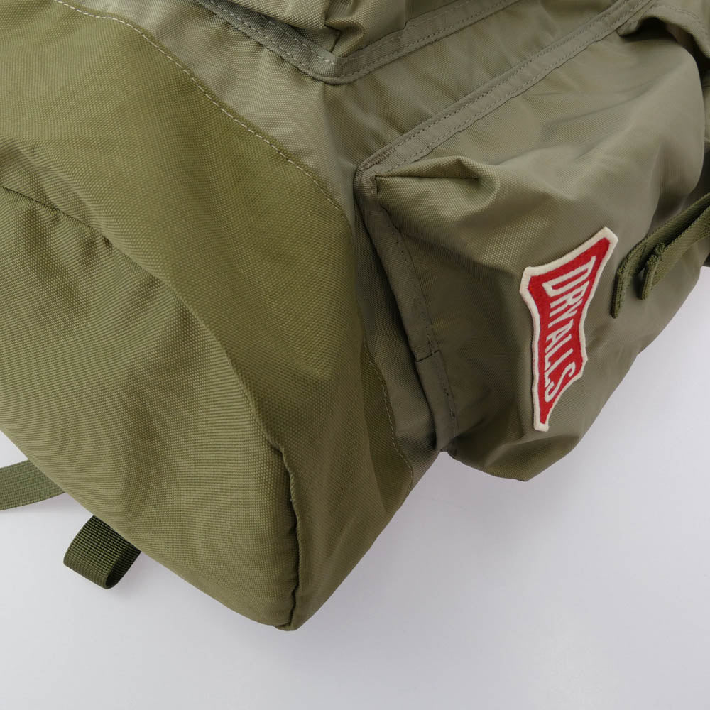HUMAN MADE ヒューマンメイド HM30GD015 BACKPACK 26L ナイロンオックス生地 刺繍ワッペン バックパック OLIVEDRAB オリーブダーブ モスグリーン系【極上美品】【中古】