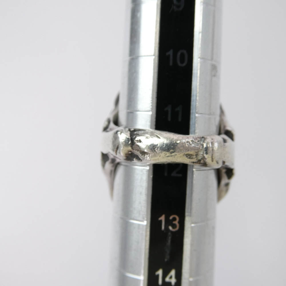 ALEX STREETER アレックスストリーター Angel Heart Ring エンジェルハート リング シルバー系 イエロー系 12号【中古】