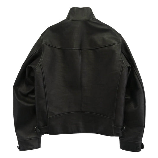 COMOLI コモリ 18AW N03-01008 ホースハイド 馬革 レザー サイクルジャケット レザージャケット ブラック系 2【中古】