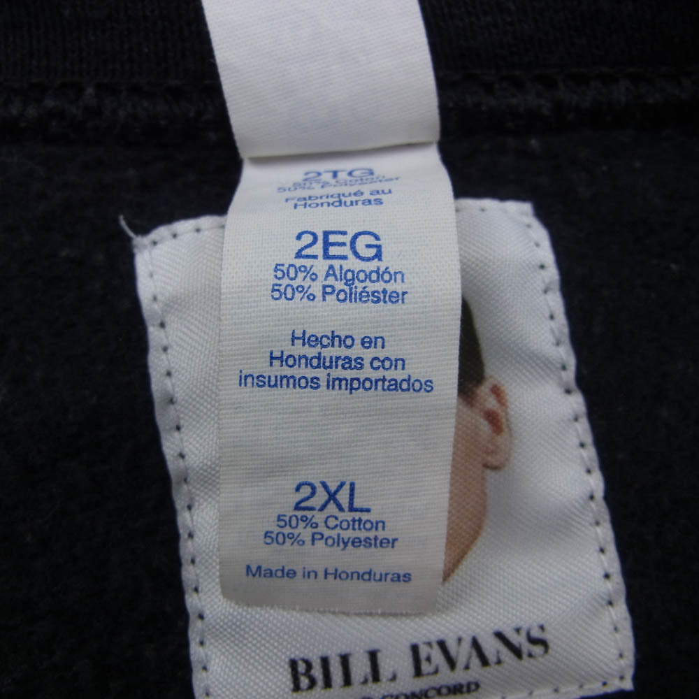 WACKO MARIA ワコマリア 21AW BILL EVANS CREW NECK SWEAT SHIRT TYPE-1 ビル・エヴァンス フォトプリント クルーネック スウェット トレーナー ダークネイビー系 2XL【中古】