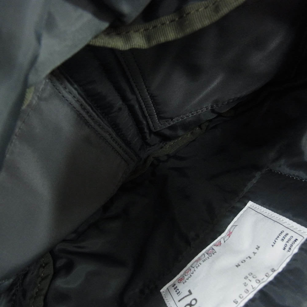 Sacai サカイ 23AW 23-0783S Porter Pocket Bum Bag ポーター ウエストバッグ バムバッグ グレー系【中古】