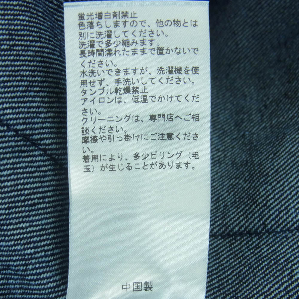 WIND AND SEA ウィンダンシー WDS-C-NBA-26-Q1-PT-01 NBA Jacquard Knit Combo Pant ジャカード ニット コンボ デニム パンツ インディゴブルー系 L【極上美品】【中古】