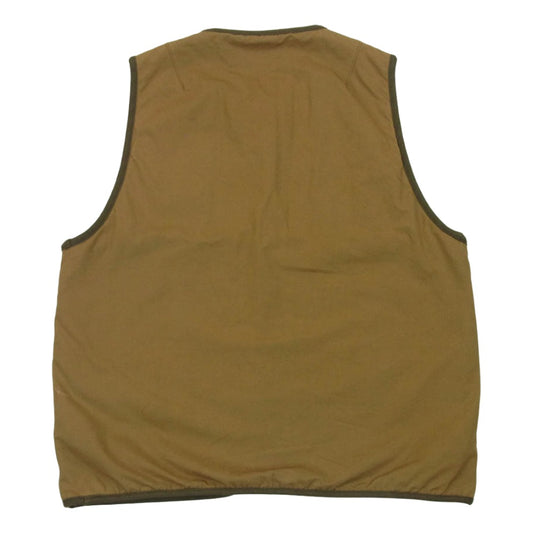 VISVIM ビズビム 0120205013017 IRIS LINER VEST リバーシブル アイリス ライナー ベスト ブラウン系 レッド系 ホワイト系 2【中古】