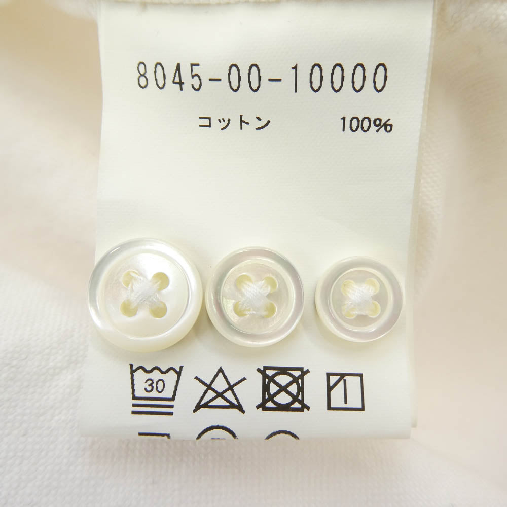 Nigel Cabourn ナイジェルケーボン 8045-00-10000 BRITISH OFFICERS SHIRT 長袖 シャツ ホワイト系 54【中古】