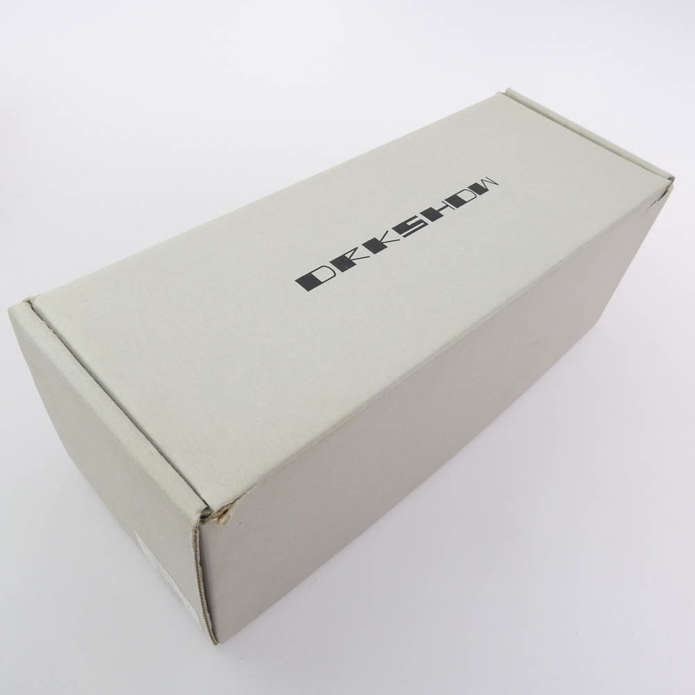 Rick Owens リックオウエンス DU18S3815-RUB DRKSHDW ダークシャドウ イタリア製 Hustler Slide スライド サンダル ブラック系 43【中古】