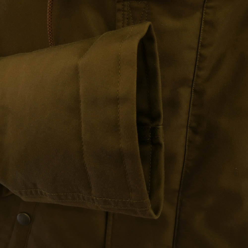LOST CONTROL ロストコントロール L18A2-5016 Siberian Fur Down Coat シベリアン ファー ダウンコート ミリタリージャケット ブラウン系 36【中古】