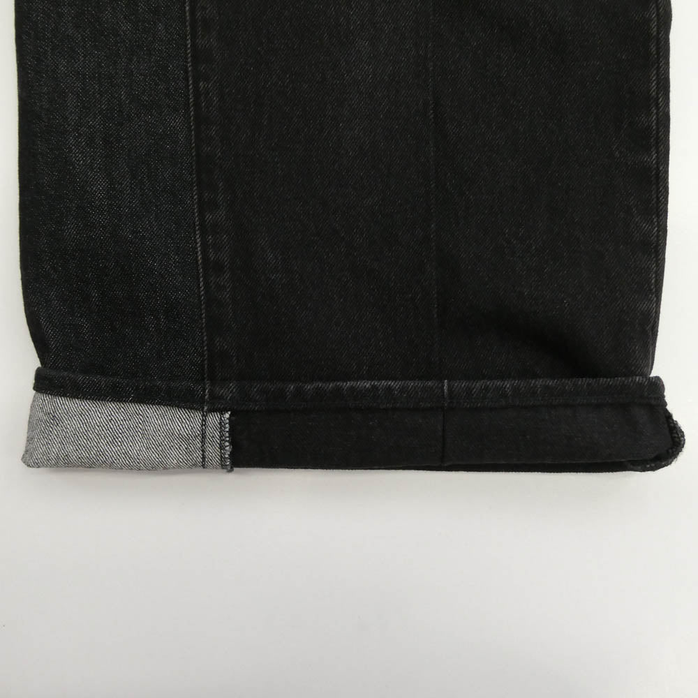 Levi's リーバイス 000LO-0002 PREMIUM 555 リラックス ストレート デニム パンツ W36 ブラック系 W36 L32【中古】