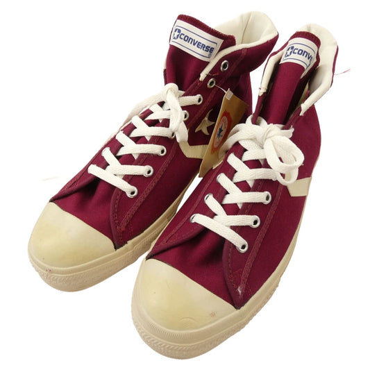 CONVERSE コンバース 15937 ヴィンテージ 90s USA製 pro star hi プロスター ハイ スニーカー ワインレッド系 US10【中古】