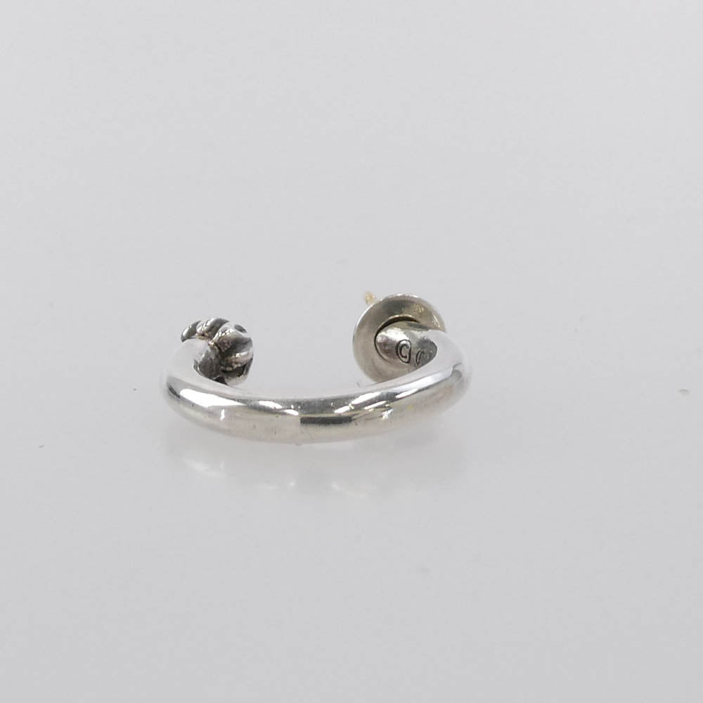 CHROME HEARTS クロムハーツ(原本無) HOOP PLAIN プレーン フープ シルバー ピアス シルバー系 表記なし【中古】
