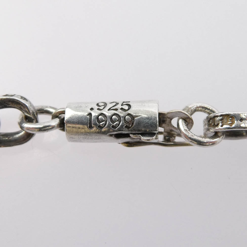 CHROME HEARTS クロムハーツ(原本無) 20inch PAPER CHAIN 20 ペーパーチェーン 20インチ シルバー ネックレス シルバー系 表記なし【中古】