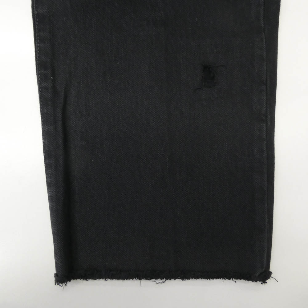 VISVIM ビズビム 20SS 222905005003 0222905005003 ICT JOURNEYMAN PANTS BLK TACKED CRASH ジャーニーマン クラッシュ ダメージ加工 デニムパンツ ブラック系 4【中古】