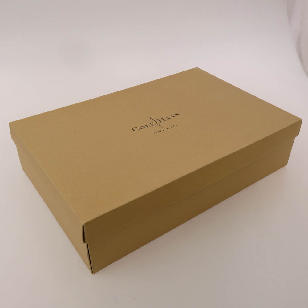 COLE HAAN コールハーン スエード レザー ロング ブーツ ブラック系 6.5B【中古】