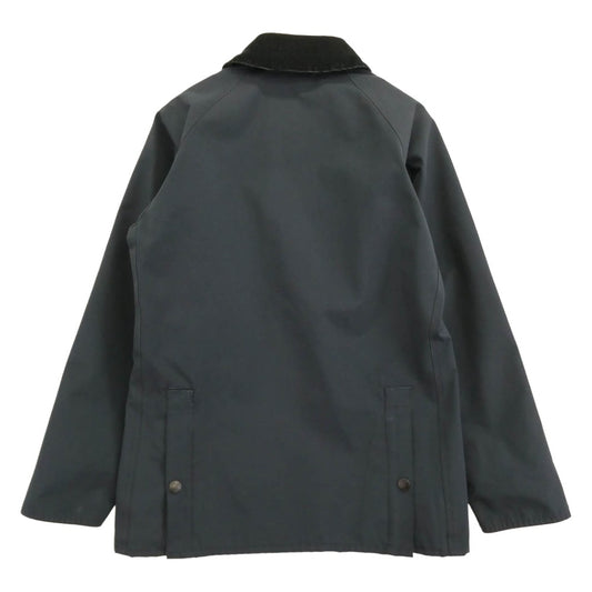 Barbour バブアー BEDALE ビデイル ノンワックス ジャケット ロゴピンバッチ付 36 ダークネイビー系 36【中古】