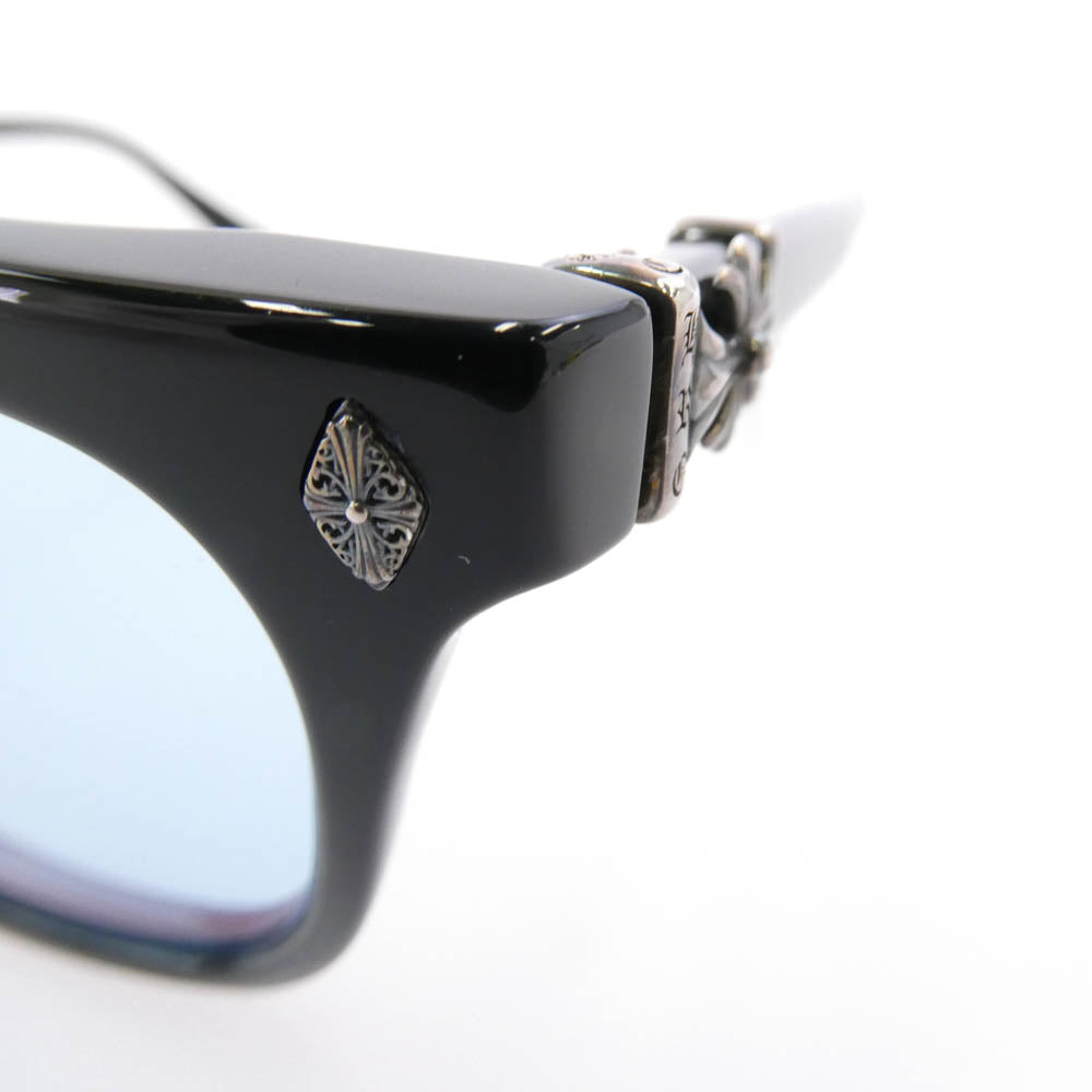 CHROME HEARTS クロムハーツ(原本無) 購入時冊子付属 PUMP ME パンプミー 度入り アイウェア メガネ 眼鏡 ブラック系【中古】