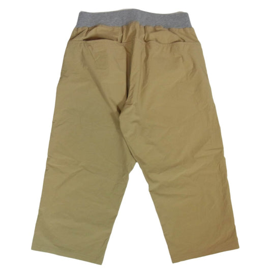 THE NORTH FACE ノースフェイス NB32081 TRAINING RIB CR PT トレーニング リブ クロップド パンツ ベージュ系 L【中古】