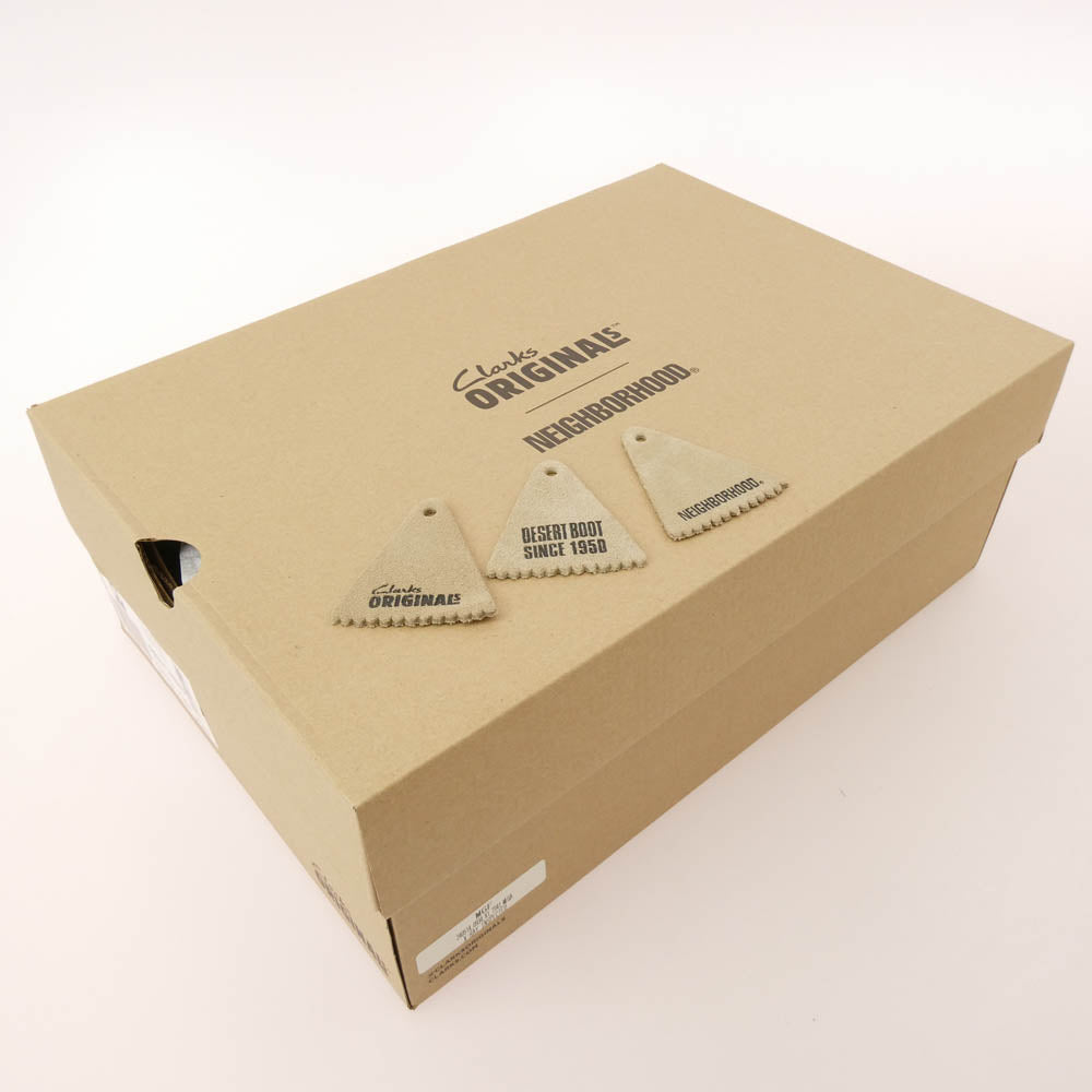 NEIGHBORHOOD ネイバーフッド Desert NBHD × Clarks クラークス Desert Boots デザート ブーツ ベージュ系 UK10【中古】