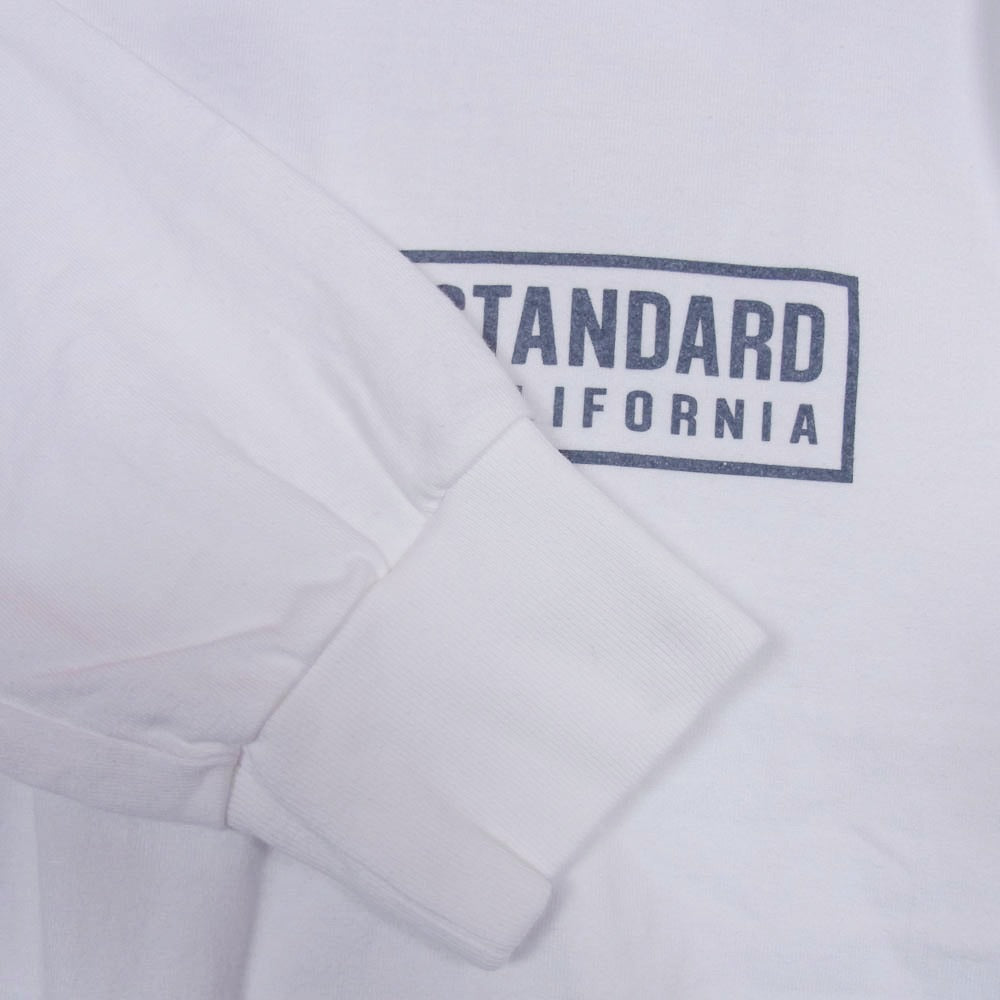 STANDARD CALIFORNIA スタンダードカリフォルニア TSOLL100 SD Heavyweight Box Logo Long Sleeve ヘビーウェイト ロング スリーブ Tシャツ ホワイト系 XL XL【極上美品】【中古】