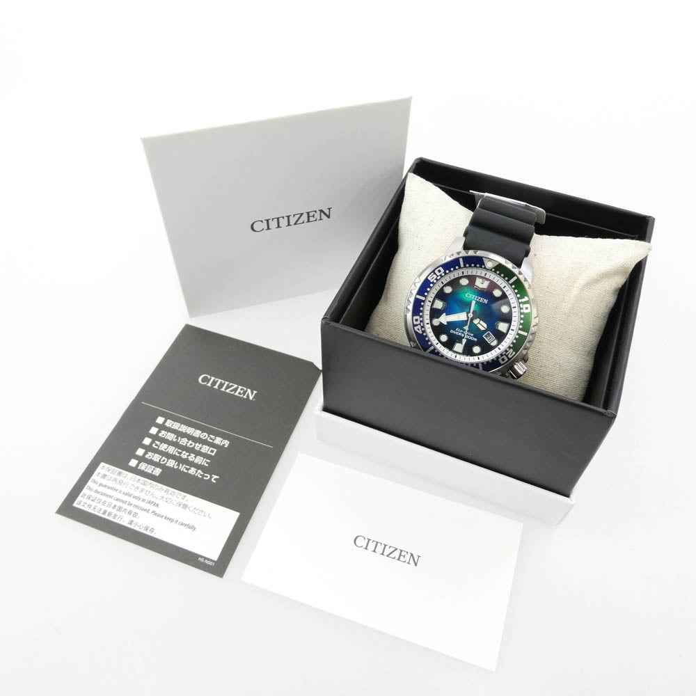 CITIZEN シチズン BN0166-01L PROMASTER UNIT with BLUE プロマスター エコ・ドライブ 時計 ブルー系 グリーン系【新古品】【未使用】【中古】