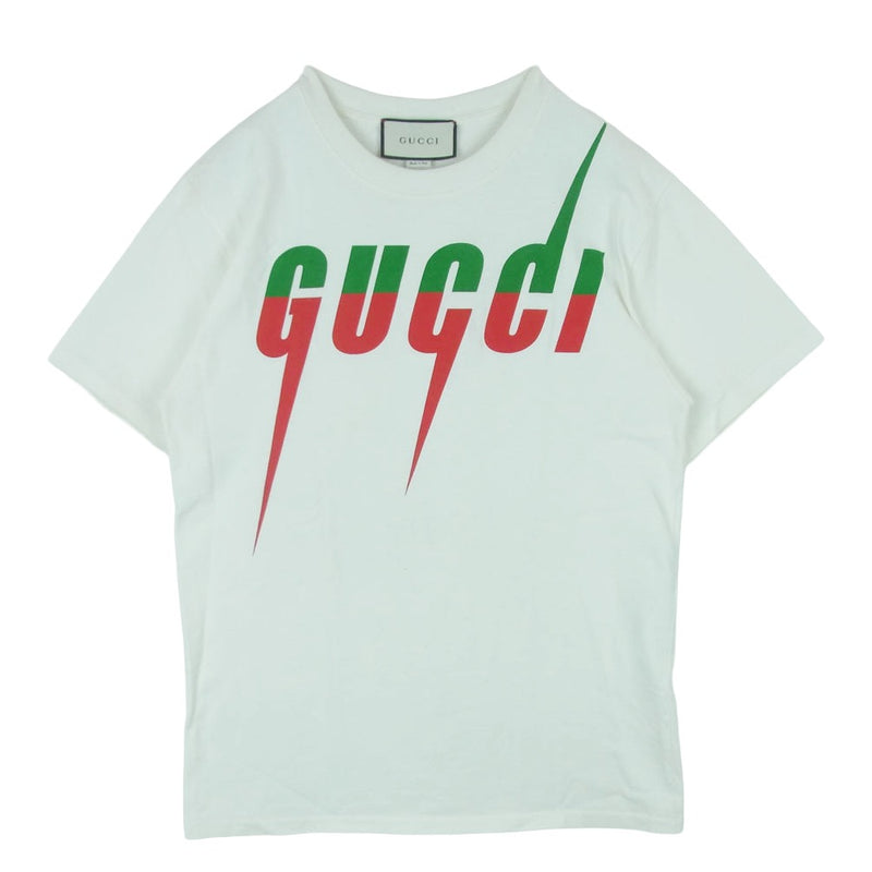 GUCCI ポロシャツ ホワイト/レッド/グリーン 80年代 80s オールドグッチ 半袖 コットン プルオーバー イタリア製