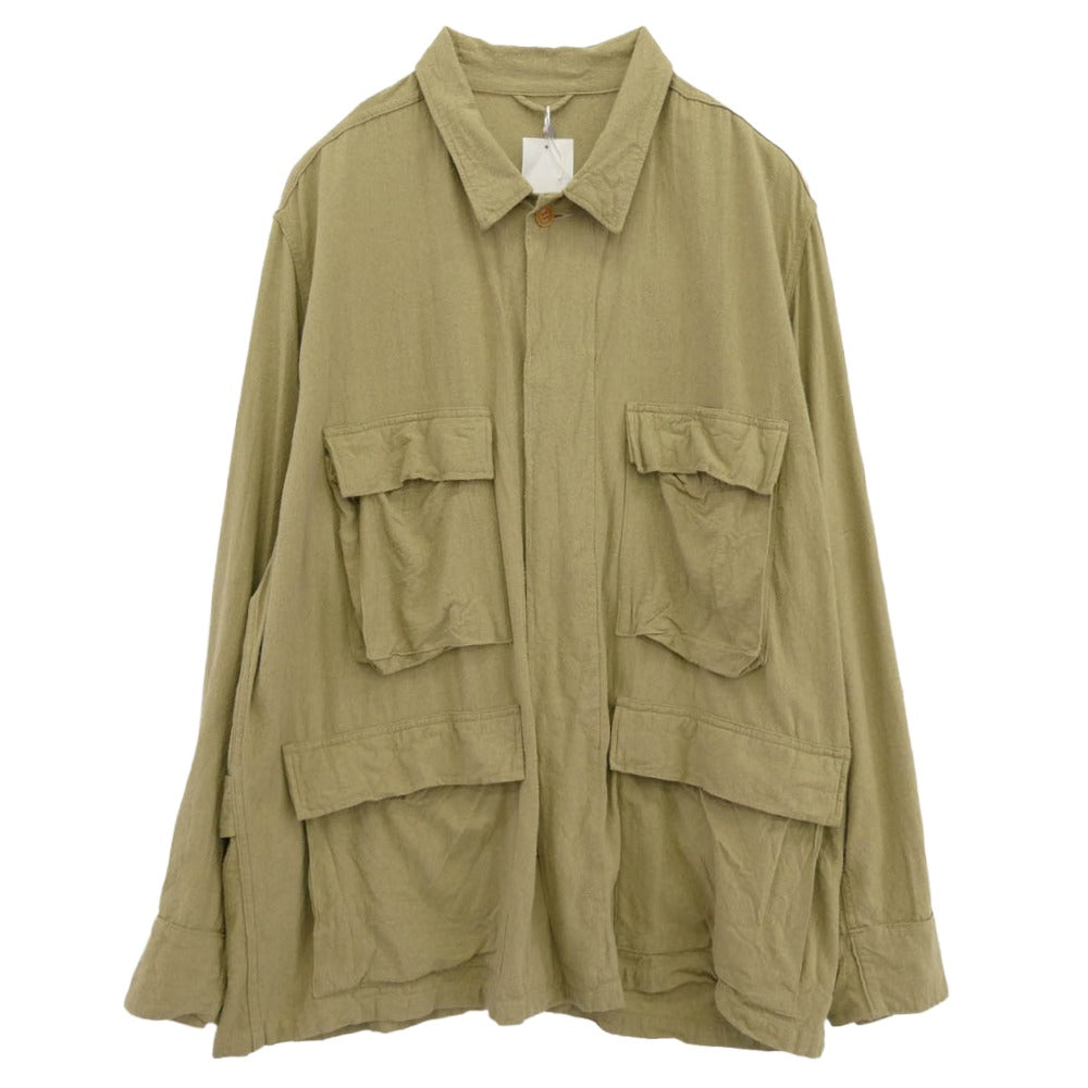 COMOLI コモリ 25SS B01-01031 ローシルク BDU ジャケット カーキ系 3 
