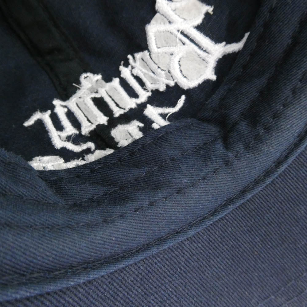 BOUNTY HUNTER バウンティーハンター RA Washed Twill Cap ウォッシュド加工 刺繍 ツイル キャップ 帽子 ネイビー系 F【中古】