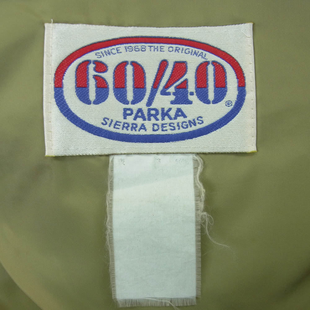 SIERRA DESIGNS シエラデザイン USA製 90s 3本木タグ 60/40 Mountain Parka マウンテンパーカ ジャケット グリーン系 L【中古】
