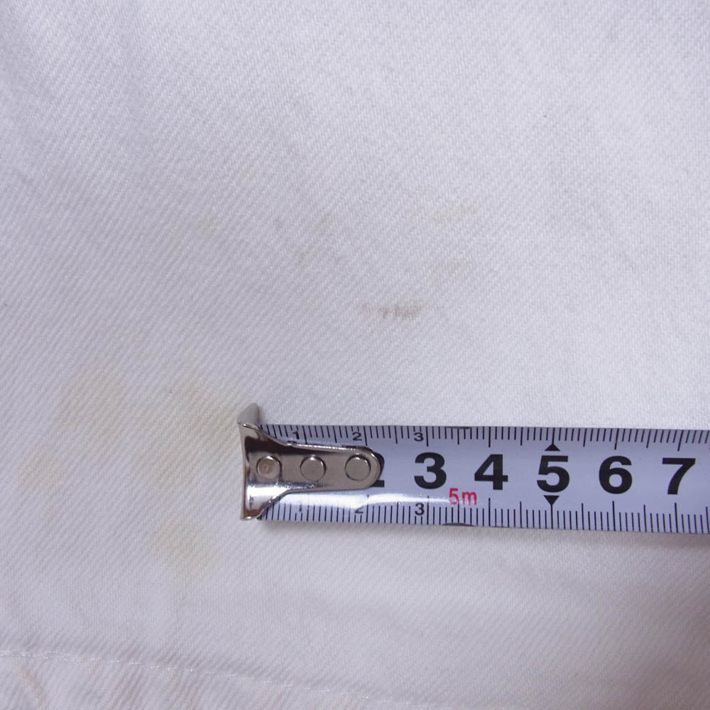 Levi's リーバイス 90s 501 ホワイトデニム サークルR 裏刻印552 ボタンフライ デニム パンツ ホワイト系 W30/L30【中古】
