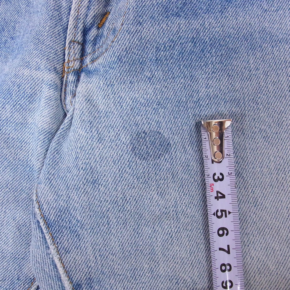 Levi's リーバイス 80s 505 smalle TALON42 黒カン ボタン裏刻印650 ストレート デニム パンツ ライトブルー系 W29/L34【中古】
