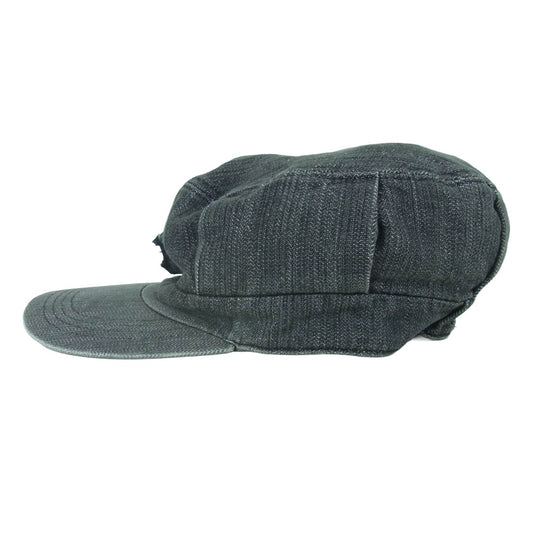 GOODENOUGH グッドイナフ gdeh ロゴワッペン デニム ワーク キャップ グレー系 L【中古】