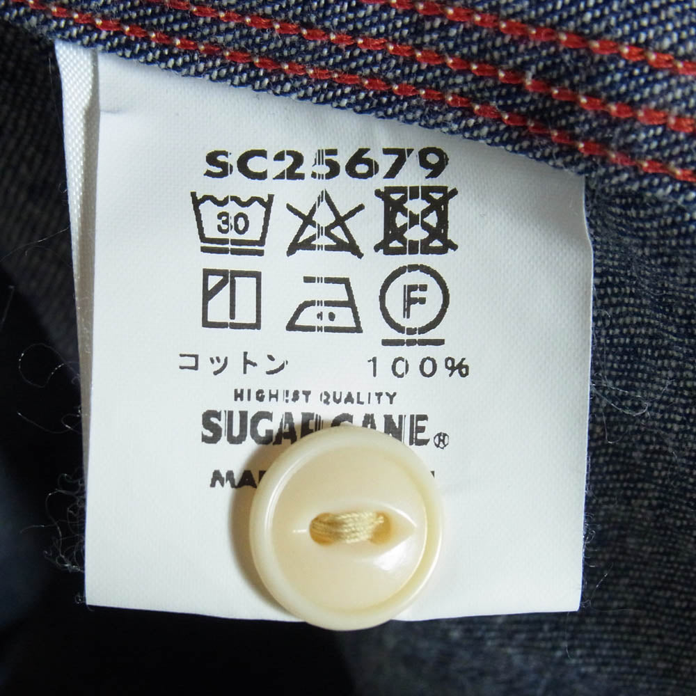 SUGAR CANE シュガーケーン SC25679 デニム シャツ インディゴブルー系 L【中古】