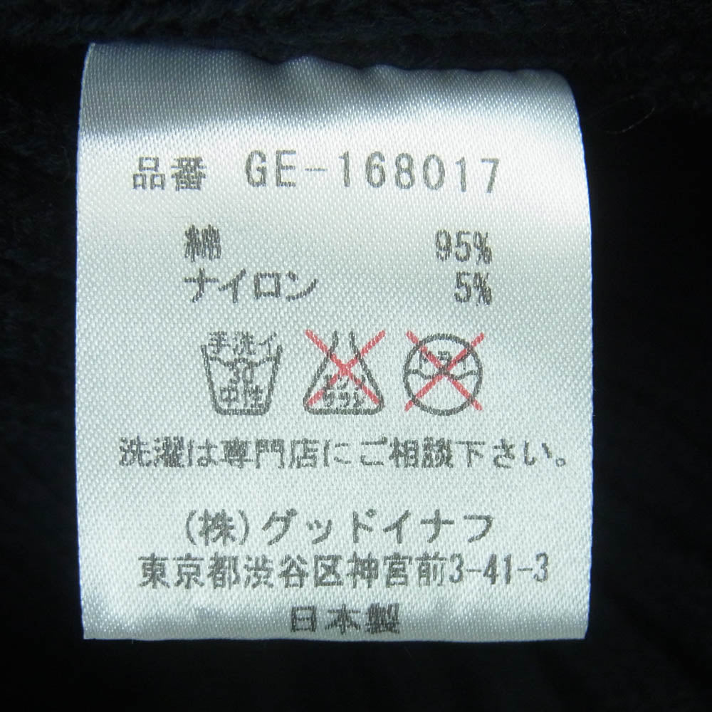 GOODENOUGH グッドイナフ 16AW GE-168017 COTTON BEANIE コットン ビーニー Gタグ ニットキャップ ダークネイビー系【中古】