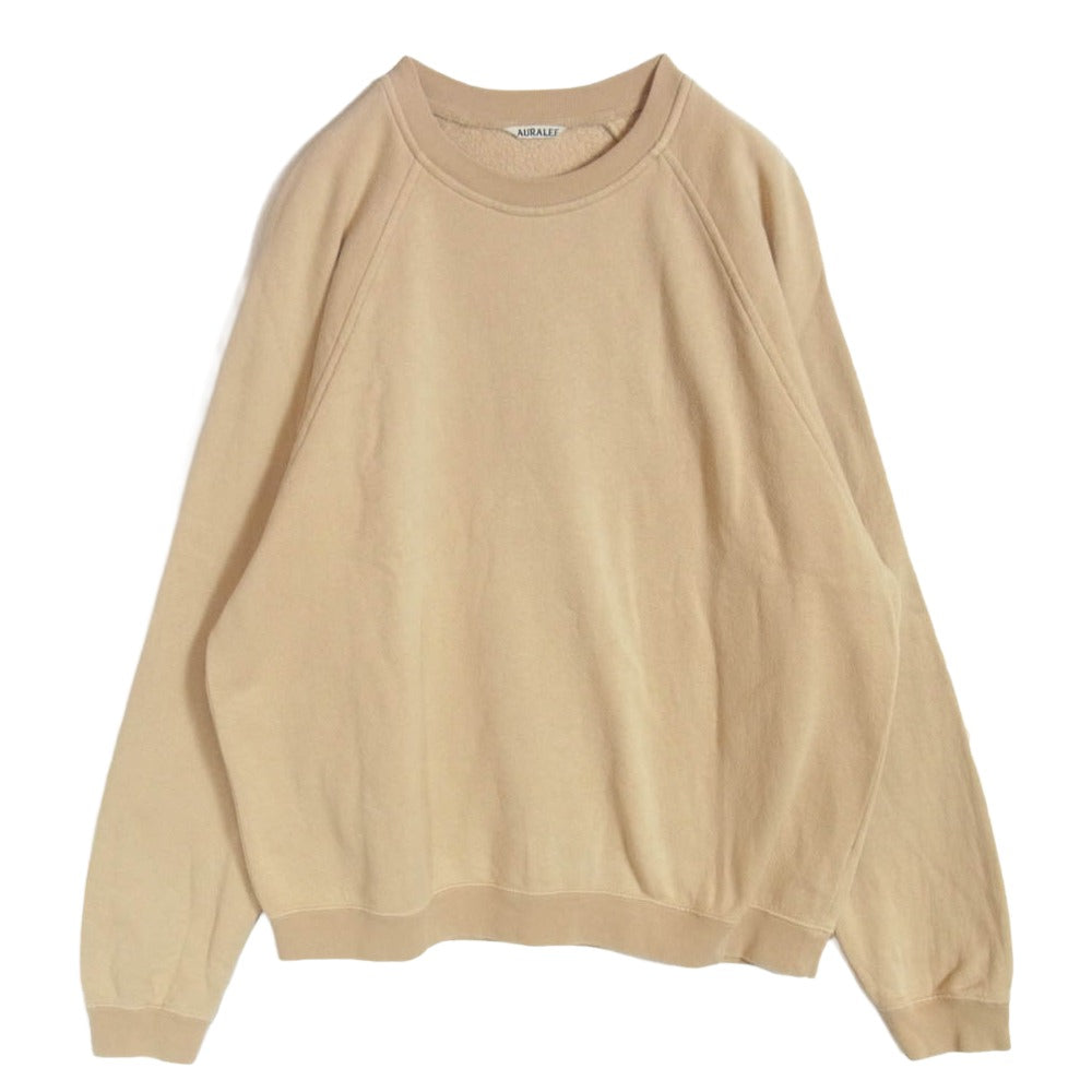 AURALEE オーラリー A22AP01LU FLUFFY SWEAT PULLOVER フラッフィー スウェット プルオーバー ベージュ系 5【中古】 AURALEE オーラリー A22AP01LU FLUFFY SWEAT PULLOVER フラッフィー