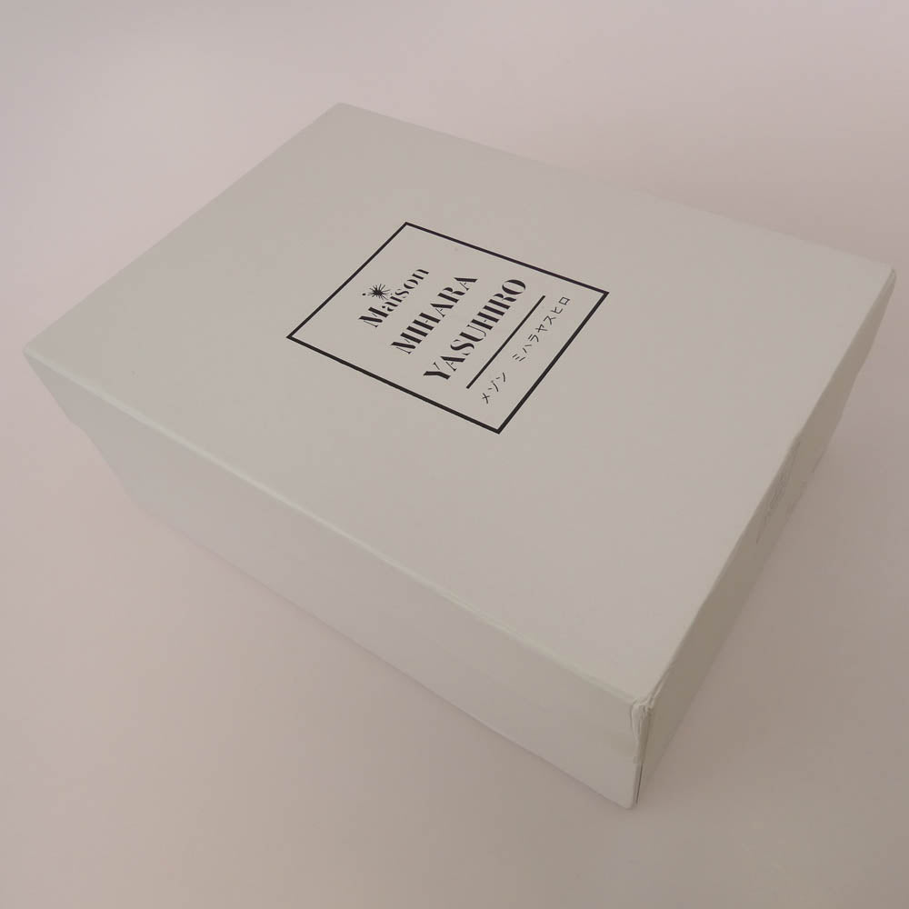 Maison MIHARA YASUHIRO メゾンミハラヤスヒロ A06FW702 BAKER Original Sole CANVAS Low-Top Sneaker ベイカー オリジナルソール キャンバス ローカット スニーカー ブラック系 43【中古】